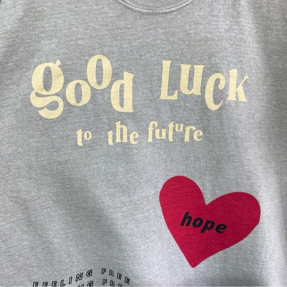 Pretty Little Thing- Good Luck Graphic Tee Shirt- Sz. XL - Picture 4 of 8